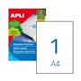 Etiquetas 210x297mm 100Fls A4 Apli 100un