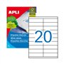 Etiquetas 105x029mm 100Fls 01299 Apli 2000un