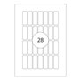 Etiquetas 013x040mm 10Fls A5 01637 Apli 280un