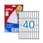 Etiquetas 013x050mm 15Fls A5 01863 Apli 600un