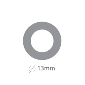Reforços Autoadesivos APLI 13mm Dispensador Branco 500un