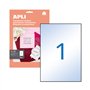 Etiquetas 210x297mm 10Fls A4 Transparente Apli 10un