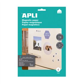 Papel Magnético Fotográfico Apli A4 8 Folhas