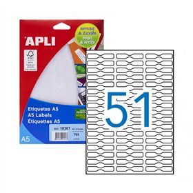 Etiquetas Jóias 45x8mm 15Fls Apli 10307 765un