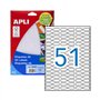 Etiquetas Jóias 45x8mm 15Fls Apli 10307 765un