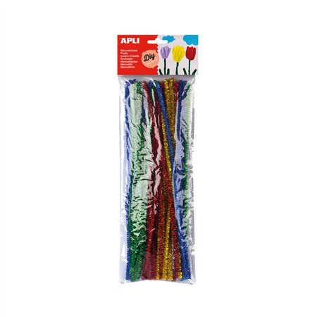 Chenille Cores Brilhantes Sortidas Apli 50un