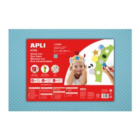 Placa de Cor Musgami Azul Bolinhas 40x60cm 2mm 3Fls