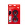 Fitas Velcro 20mmx1m Apli Preto