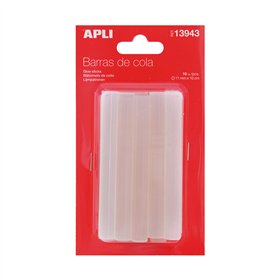 Recarga Bastões Cola Quente Apli Ø 11mm Comp 10cm 10un