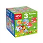 Jogo Puzzle Apli Formato Cubo 3x24 Peças