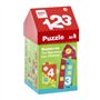 Jogo Puzzle Apli Casinha 1, 2, 3 Números 30 Peças