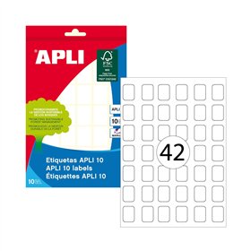 Etiquetas 016x022mm 10Fls A5 01639 Apli 420un