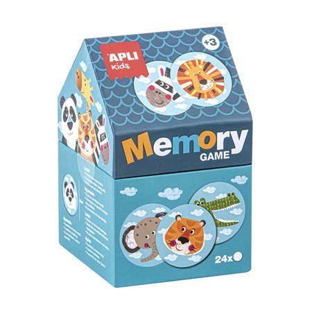 Jogo Casinha de Memória Safari 24 Peças