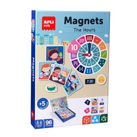 Jogo Educativo Magnético Apli As Horas 96 Peças