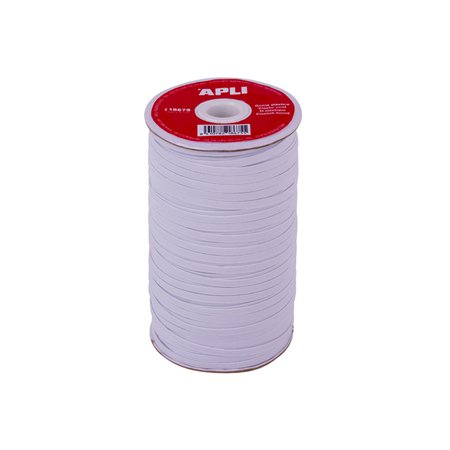 Elástico Fio Bobine Apli Branco 5mmx100m 1un