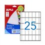 Etiquetas 025x040mm 15Fls A5 Apli 375un