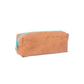 Estojo Kraft Apli com Fecho Azul Turquesa 1un