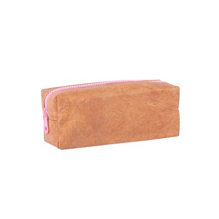 Estojo Kraft Apli com Fecho Rosa 1un