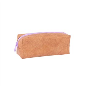 Estojo Kraft Apli com Fecho Roxo 1un