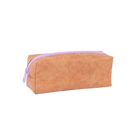 Estojo Kraft Apli com Fecho Roxo 1un