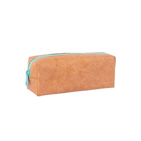 Estojo Kraft Apli com Fecho Verde 1un