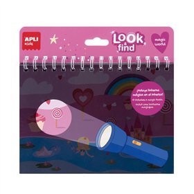 Livro Procura e Encontra Mundo Mágico Apli Kids 6Fls
