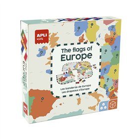 Jogo Educativo Puzzle Apli Bandeiras da Europa