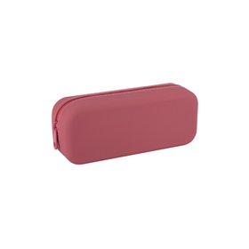 Estojo Silicone Up North com Fecho Rosa Coral Apli