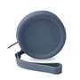 Porta Moedas Silicone Up North com Fecho Azul Cinza Apli