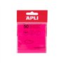Bloco Notas Aderentes 075x075mm Film Apli Rosa Transp 50Fls