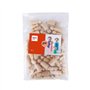 Bonecos Madeira (Manualidades) Apli Cor Natural 48un