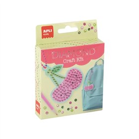 Kit Craft Adereço Diamond Cereja Apli Kids