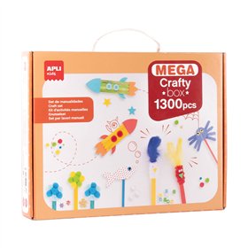 Kit Manualidades Mega Crafty Box 1300 Peças
