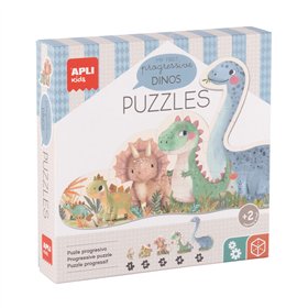Puzzle Progressivo My First Dinos