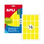 Etiquetas 025x040mm 8Fls A5 Amarelo Apli 128un