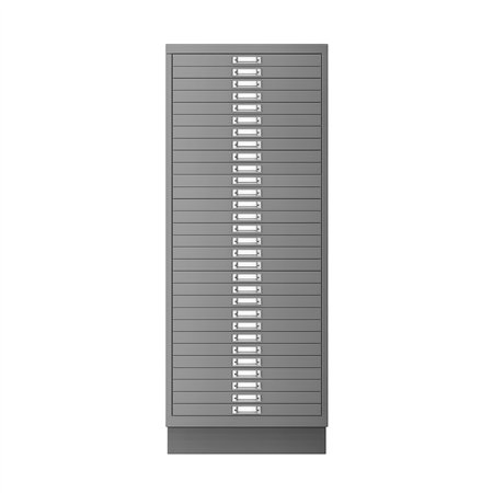 Móvel Metal 940x279x429 com 30 Gavetas Cinza