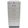 Móvel Metal com Fecho 673x279x429mm com 5 Gavetas Silver
