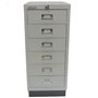 Móvel Metal com Fecho 673x279x429mm com 6 Gavetas Cinza