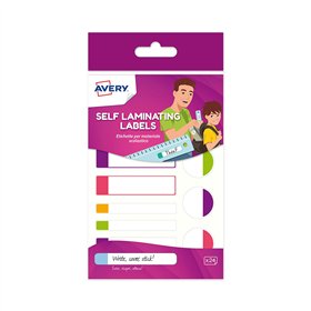 Etiquetas AUTOLAMINADAS 86x17mm Avery 2 Folhas 12un