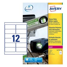 Etiquetas Resistentes 099,1x042,3mm 20Fls Avery 240un