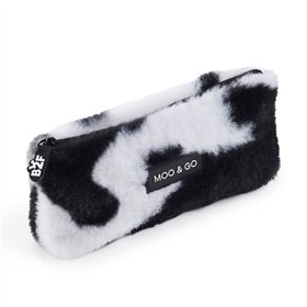 Estojo Peluche Moo/Go Preto
