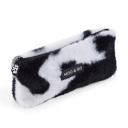 Estojo Peluche Moo/Go Preto