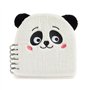 Bloco Espiral 160x160mm Liso Peluche Panda 80Fls 1un
