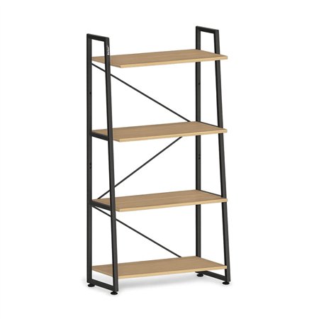 Estante 4 Prateleiras 70x30x134cm Carvalho Claro