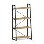 Estante 4 Prateleiras 70x30x134cm Carvalho Claro