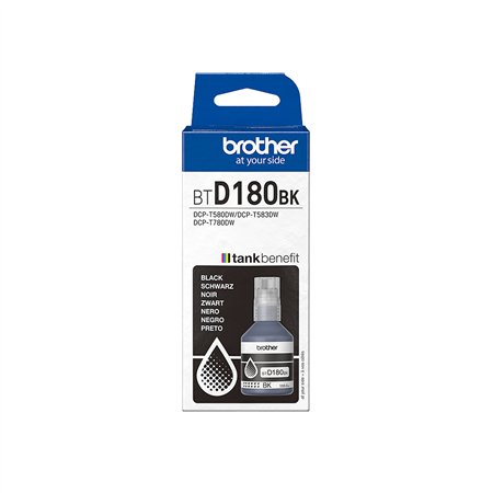 Tinteiro Brother BTD180BK Preto 7500 Pág.