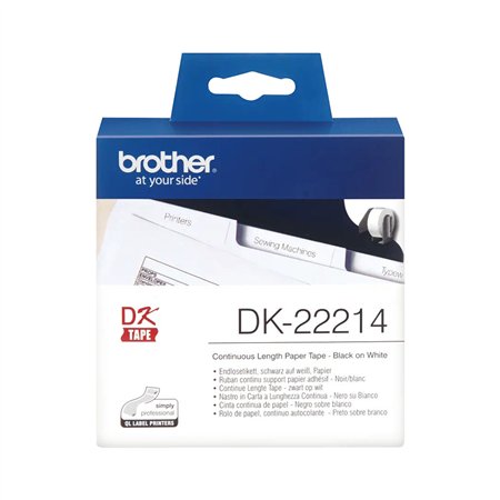 Rolo Papel Térmico Contínuo Branco 12mmx30,48m
