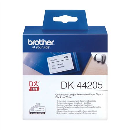 Rolo Papel Térmico Contínuo Removível Branco 62mmx30,48m