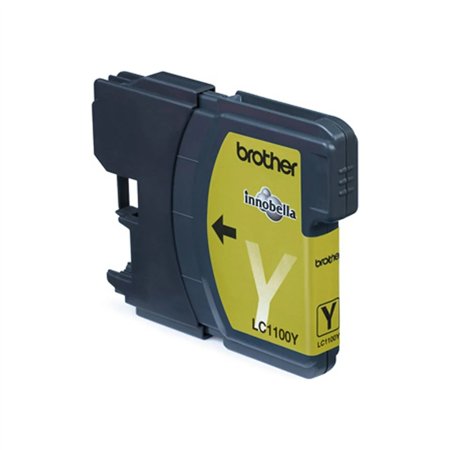 Tinteiro Brother LC1100Y Amarelo 5,5ml 325 Pág.