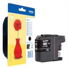 Tinteiro Brother LC121BK Preto 7,1ml 300 Pág.